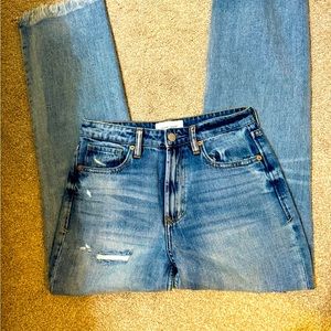 Dear John High Waisted Distressed Relaxed Fit Jean